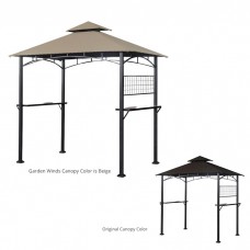 Garden Winds Replacement Canopy Top for the Tile Grill BBQ gazebo, Beige   